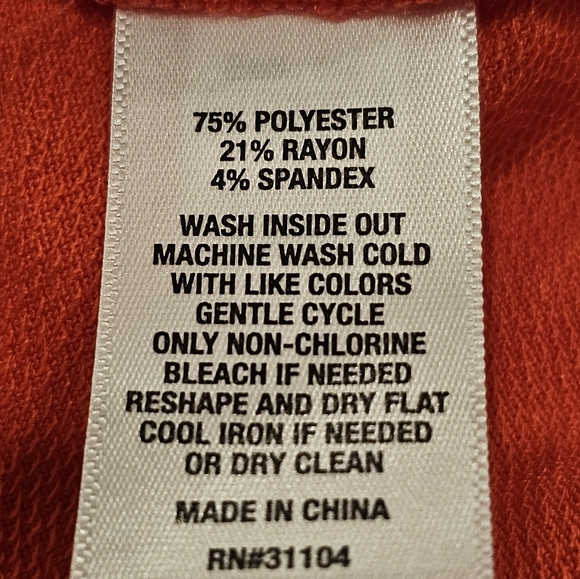 crown & ivy Vibrant Orange Tank Top, NWT, Size Large - Picture 4 of 7